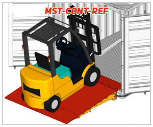 Мостик погрузчика для рефрижераторных контейнеров MST-CONT-REF