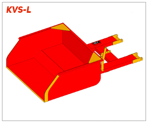 Ковш на погрузчик KVS-L (для легких сыпучих материалов)