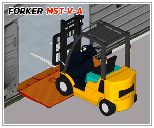 Трап для разгрузки вагона MST-V-A